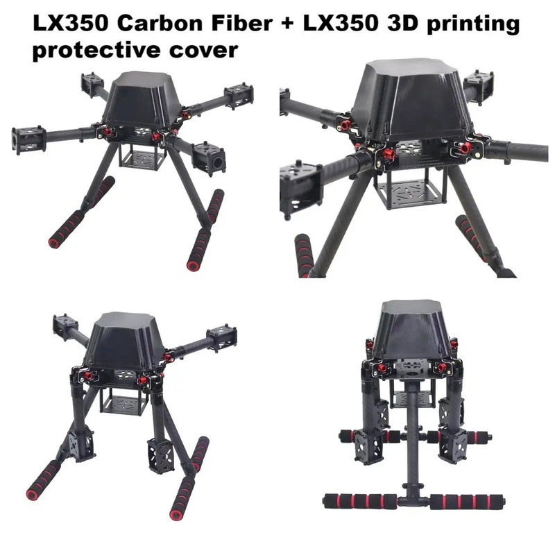 Drone Frame With Protective CoverFor 4 Axis RC Multicopter FPV Quadcopter Heli M