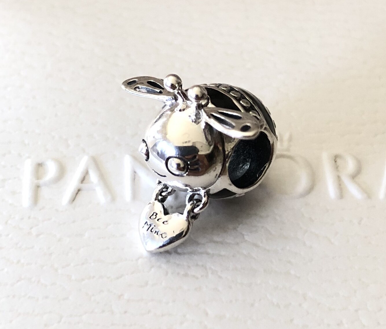 Pandora Bee Mine, Charm #798789C01 +FREE Pandora Gift Box +