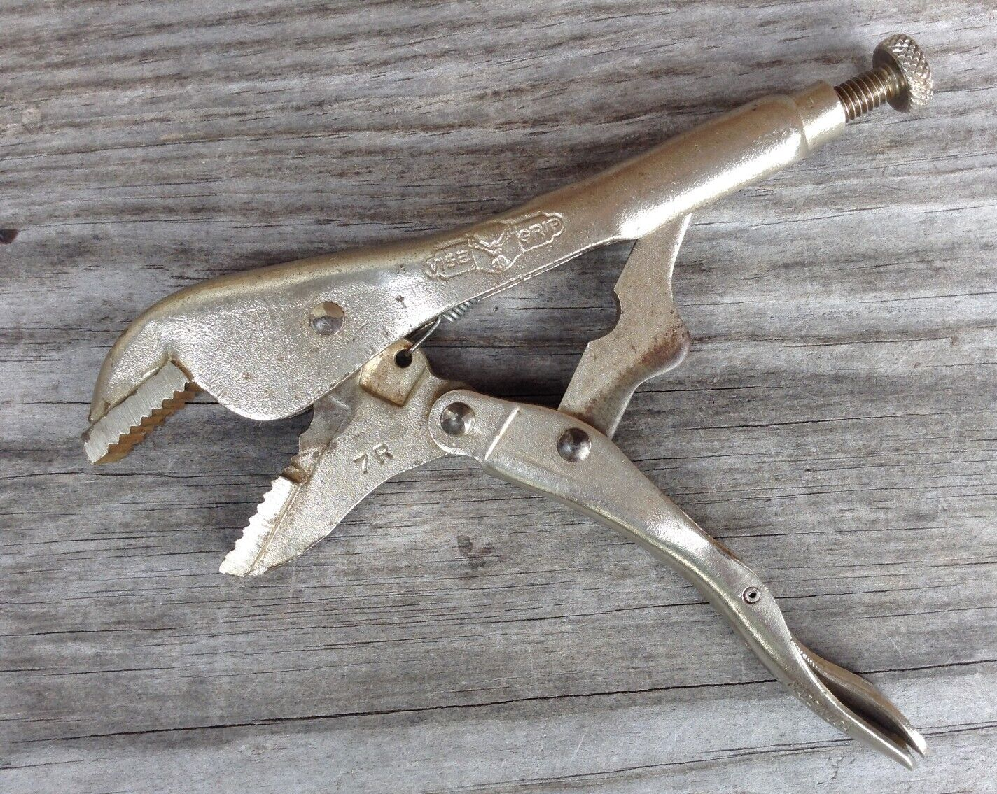 vintage Vise Grip The Original 7R straight jaw locking