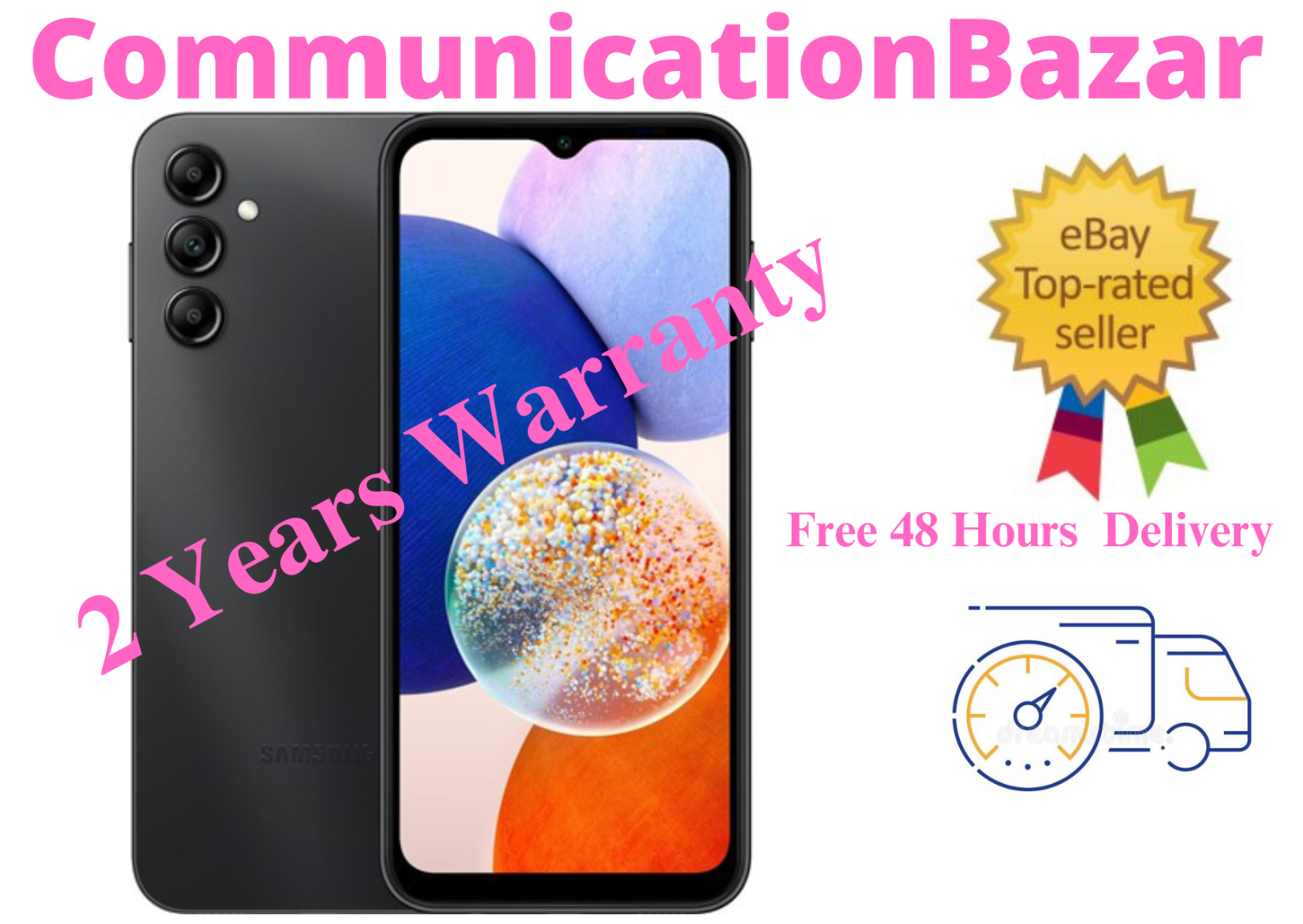 未使用 Samsung Galaxy A14 5G ブラック SIMフリー 台湾 Samsung Galaxy A14 5G - 64GB (Unlocked) 6.6