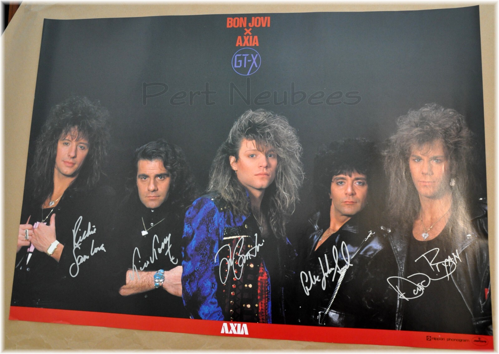 レア！新品！FUJI FILM GT-2X54 4CボンジョヴィとコラボAXIA Bon JOVI x AXIA GT-X Orig. 1988 JAPAN Fuji & Nippon Promo