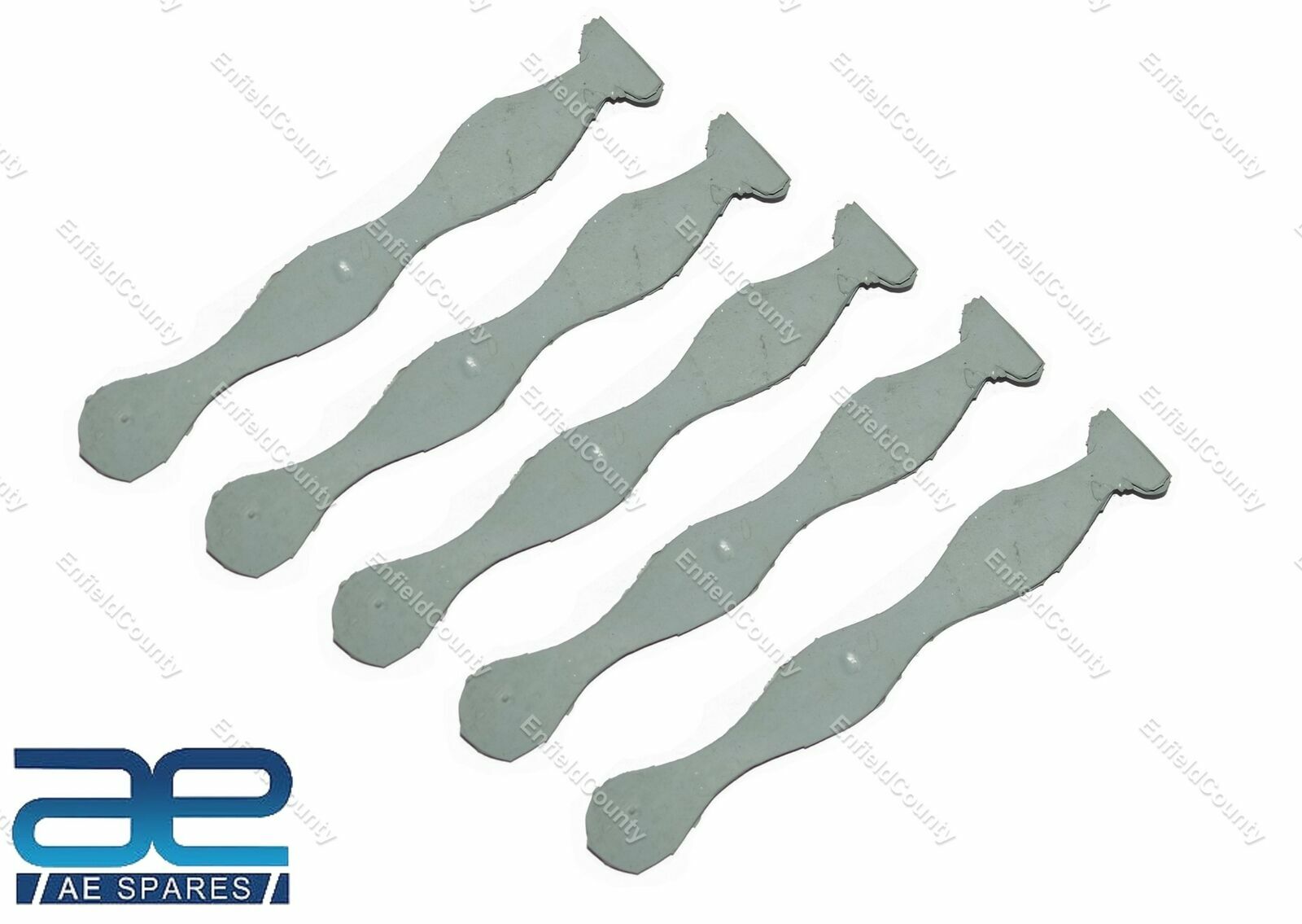 For Norton Triumph BSA John Bull Type Rubber Cable Ties Set Of 5 Pcs. 