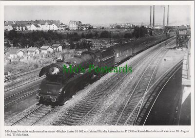German Railway Postcard-Deutscher Zug,Lokomotive,Eisenbahn (Modern repro)RR19812
