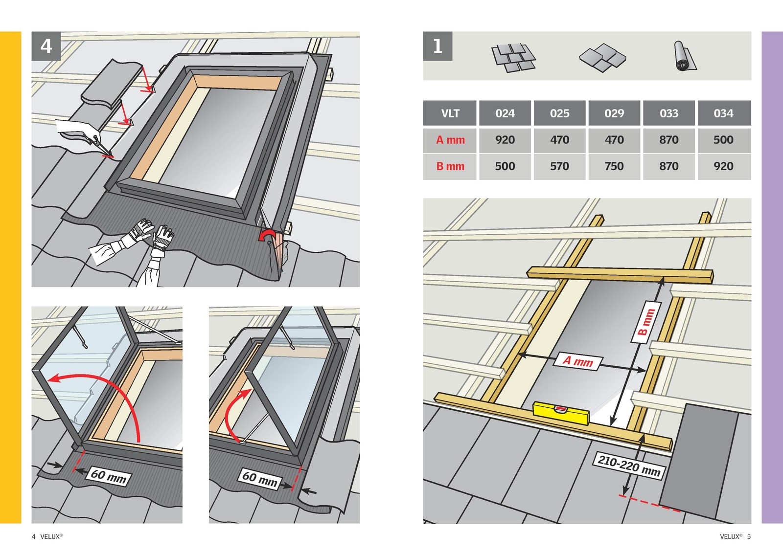 VELUX VLT Conservation Access Loft Roof Window 45x55 cm Skylight