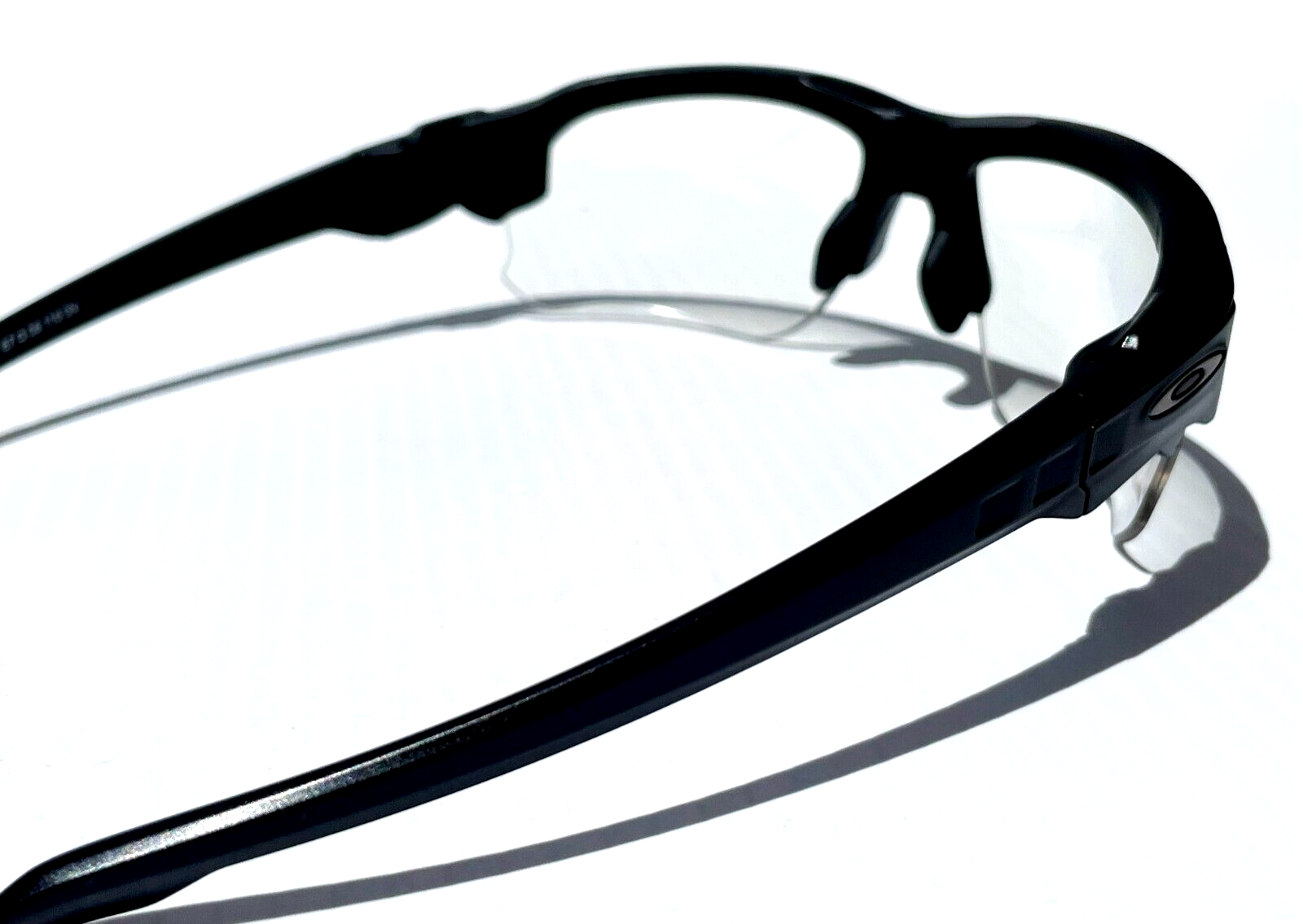 Pre-owned Oakley Si Speed Jacket Matte Black Frame Clear Tr22/tr45 Lens Sunglass 9228-05