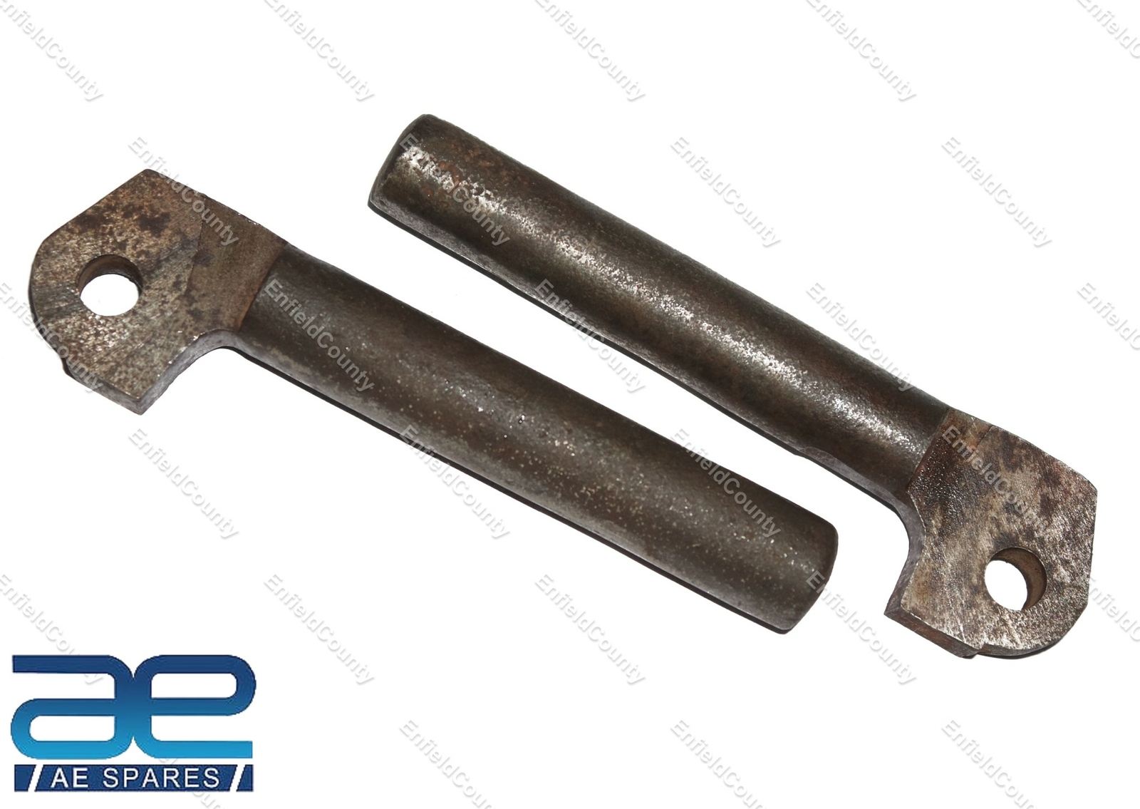 For AJS Matchless Motorcycle Solid Pillion Foot Peg Rod Pair 