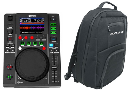 Gemini MDJ-600 Single Tabletop USB/CD Media Player DJ MIDI