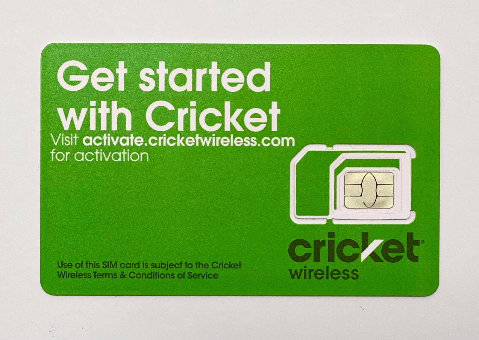 Купить Sim карты Cricket Wireless SIM /prepaid 4G LTE Data Tri Cut