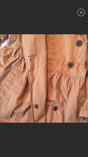 Liz Lange Maternity for Target Trench Coat Style Jacket Khaki Color X-Small