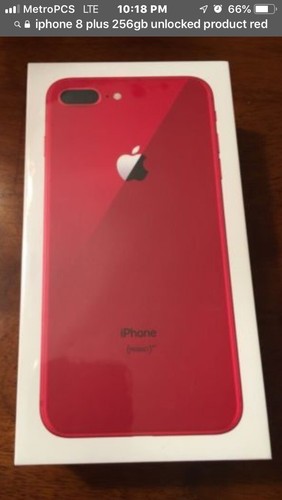 iphone 8 plus, 255gb, Unlocked, Product Red