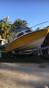 16ft mustang half cabin | Motorboats &amp; Powerboats 