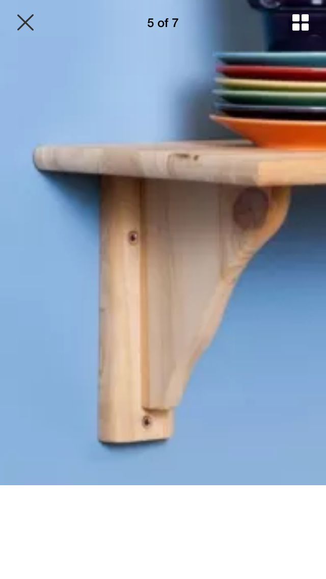 Natural Wood Pine Shelf Kit 890mm Unfinished Storage Shelves Rounded Edge 5017839020012 eBay