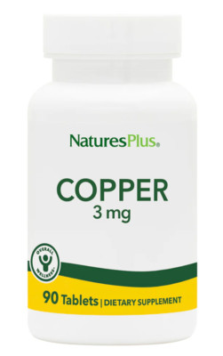 Nature's Plus Copper 3 mg 90 Tablets