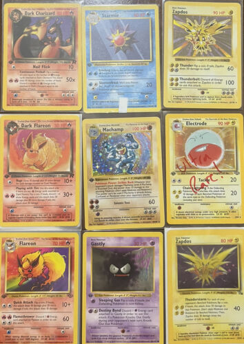 Old Pokemon Cards - 100% Vintage - ONLY WOTC HAS JUNGLE Old Pokemon Cards - 100% Vintage - ONLY WOTC HAS JUNGLE