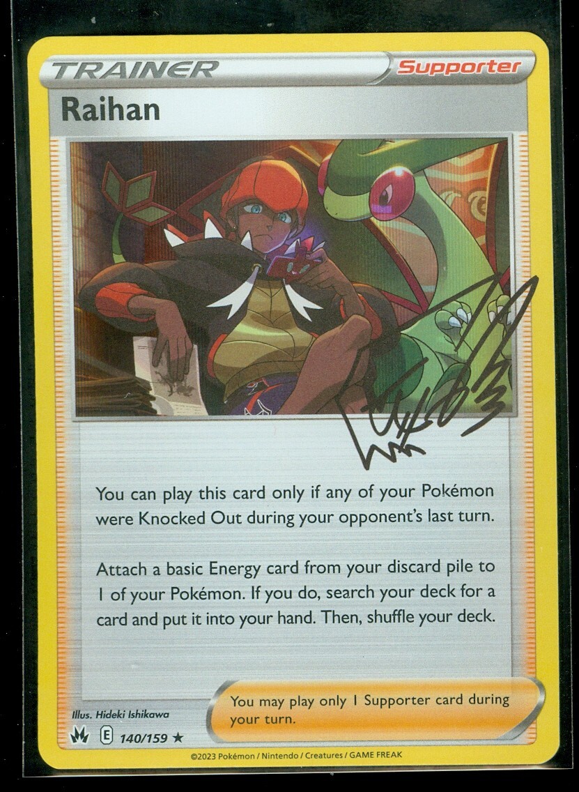 Pokemon RAIHAN 140/159 - Crown Zenith - RARE HOLO - - MINT