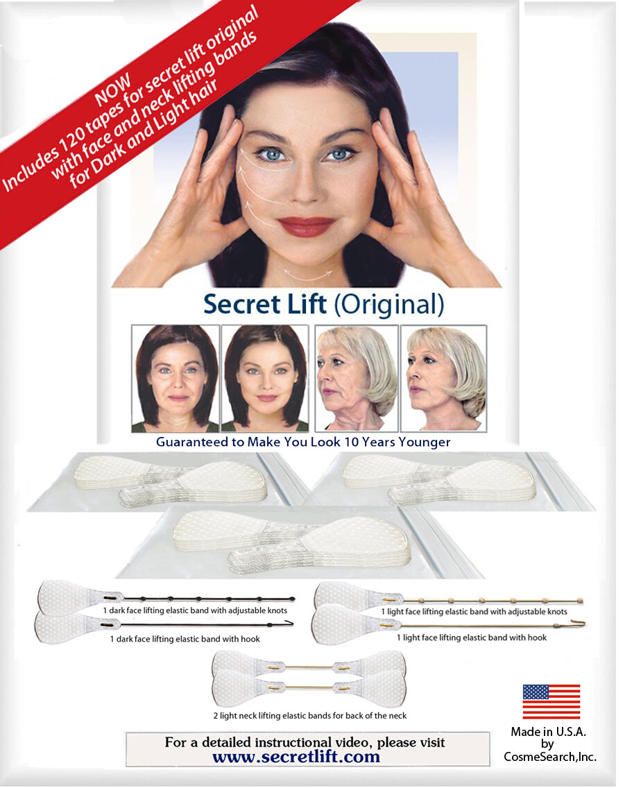 120 Tapes & Bands Instant Face, Neck & Eye Lift (Light
