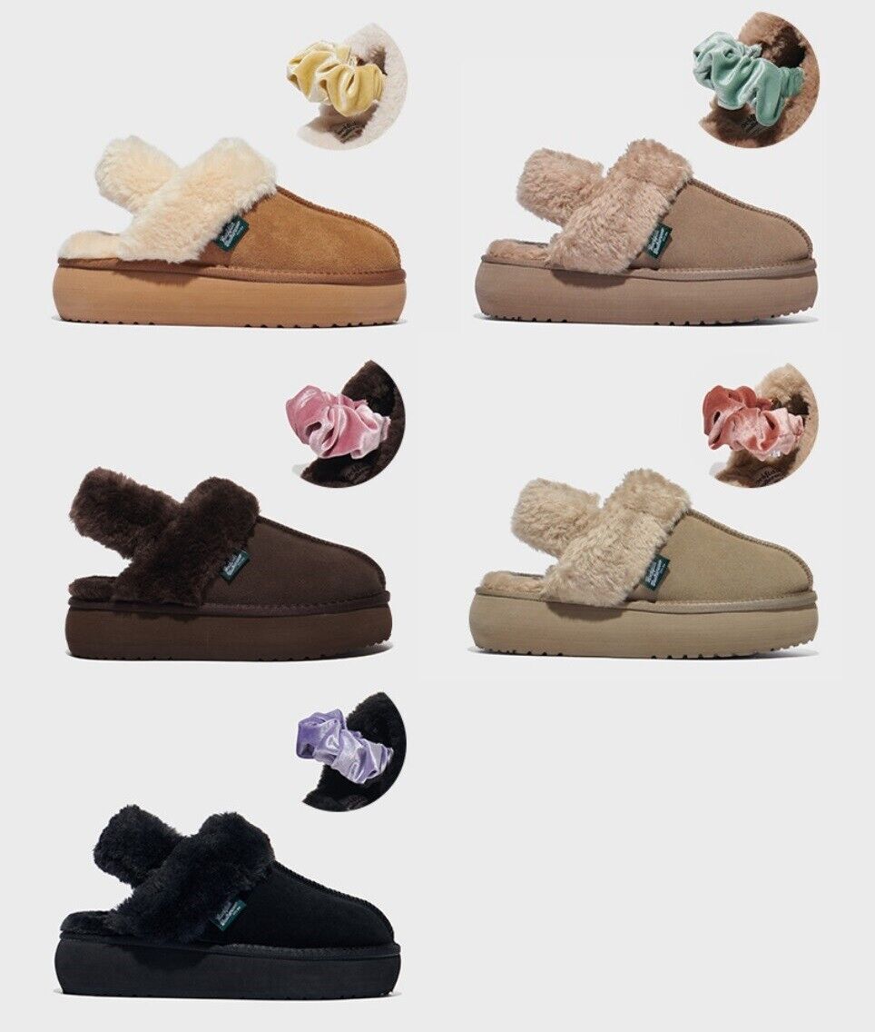 Rockfish Weatherwear CLOUDY FLATFORM FUR SLINGBACK - 5color Rockfish Weatherwear CLOUDY FLATFORM FUR SLINGBACK - 5color