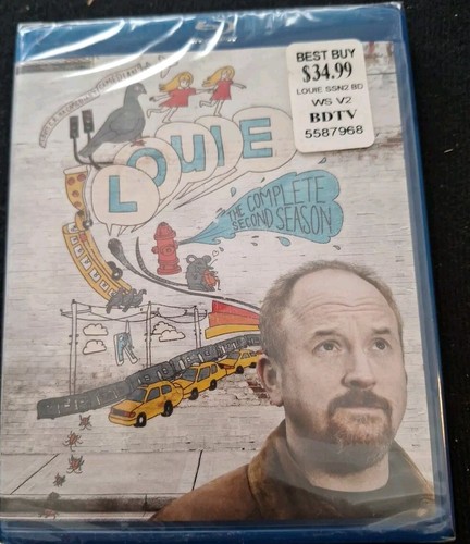 「LOUIE COMPLETE FIRST &amp; SECOND SEASON」 Louie Complete First Season Blu Ray & DVD 2 Disc Set Brand