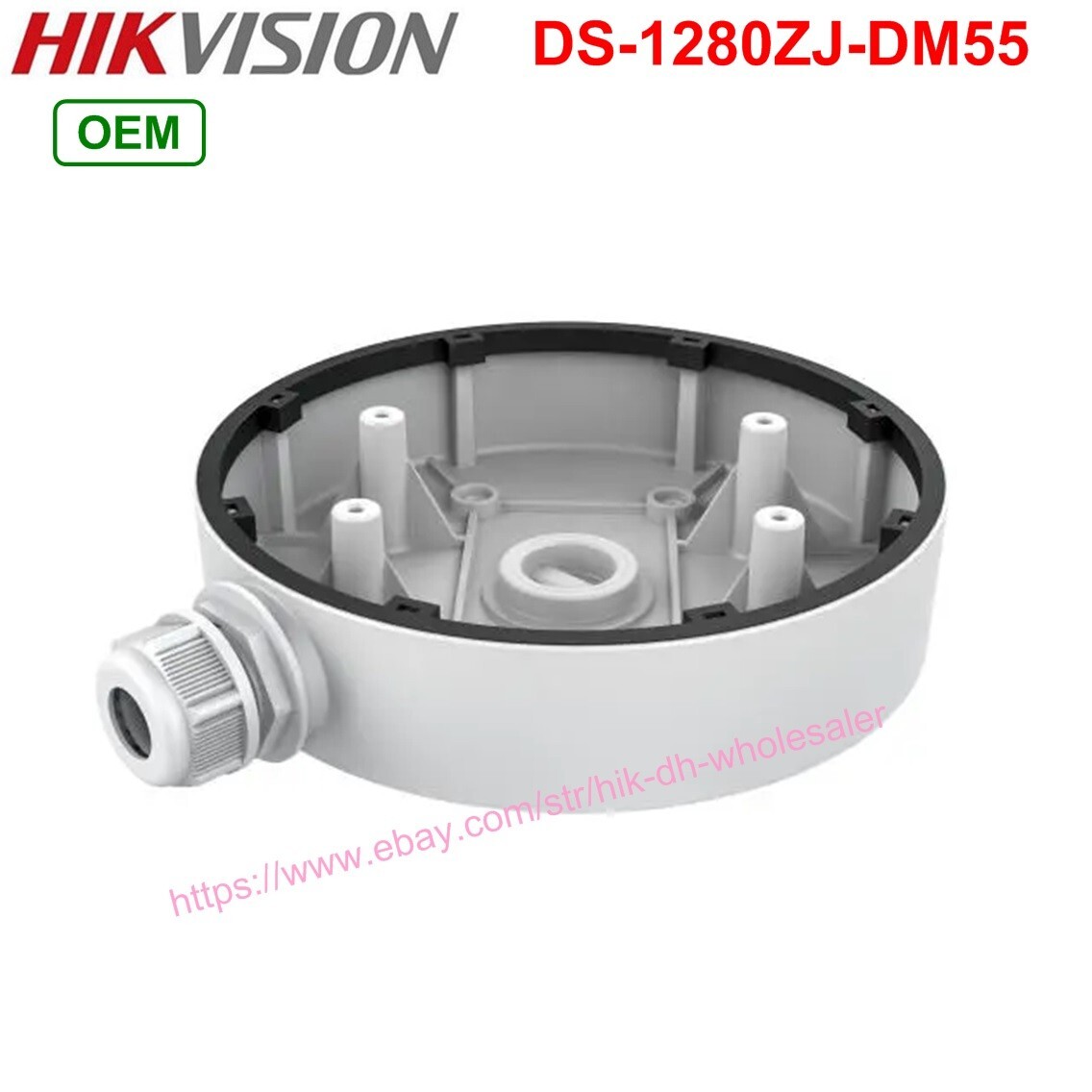 ゾンビ専用 Hikvision OEM DS-1280ZJ-DM55 CB155 Junction Box for DS