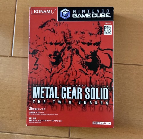 Metal Gear Solid: The Twin Snakes GameCube GC Playable in