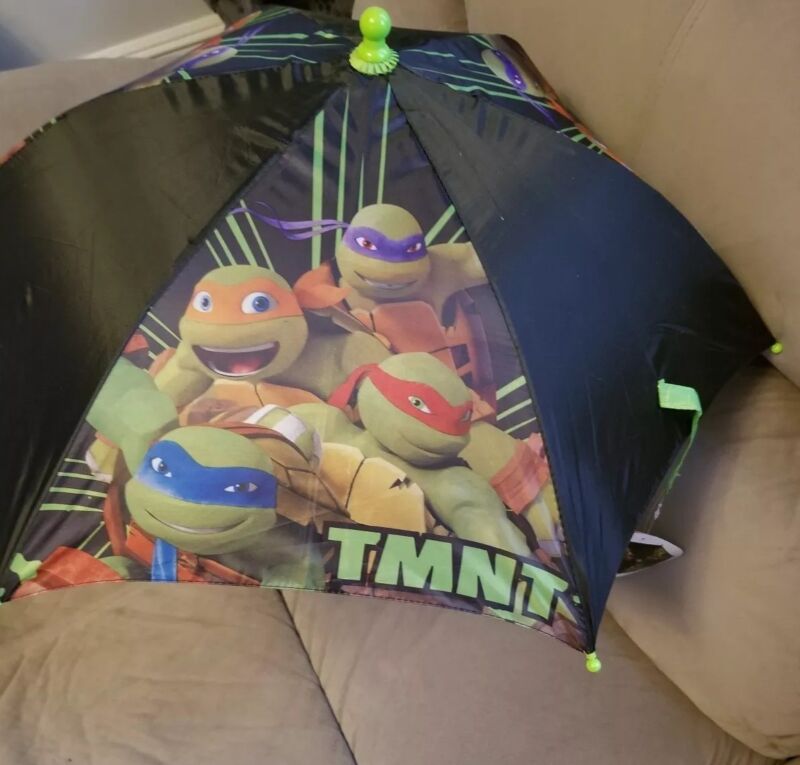 TMNT Teenage Mutant Ninja Turtles Kids Children Cartoon Umbrella Nickelodeon