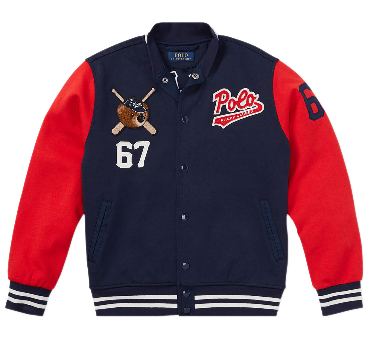 polo jacket with bear