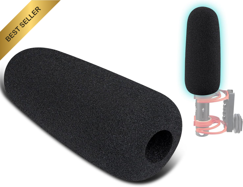 2Pcs Microphones Pop Filter for Røde(Rode) Videomic NTG, Protective Mic Cover Wi
