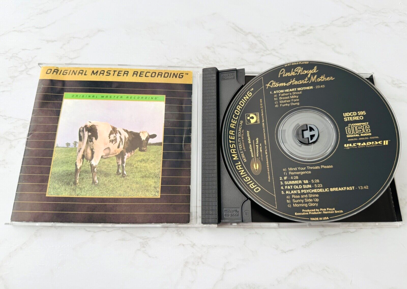 Pink Floyd Atom Heart Mother CD MFSL ULTRADISC II 24KT GOLD Pink Floyd Atom Heart Mother CD MFSL ULTRADISC II 24KT GOLD
