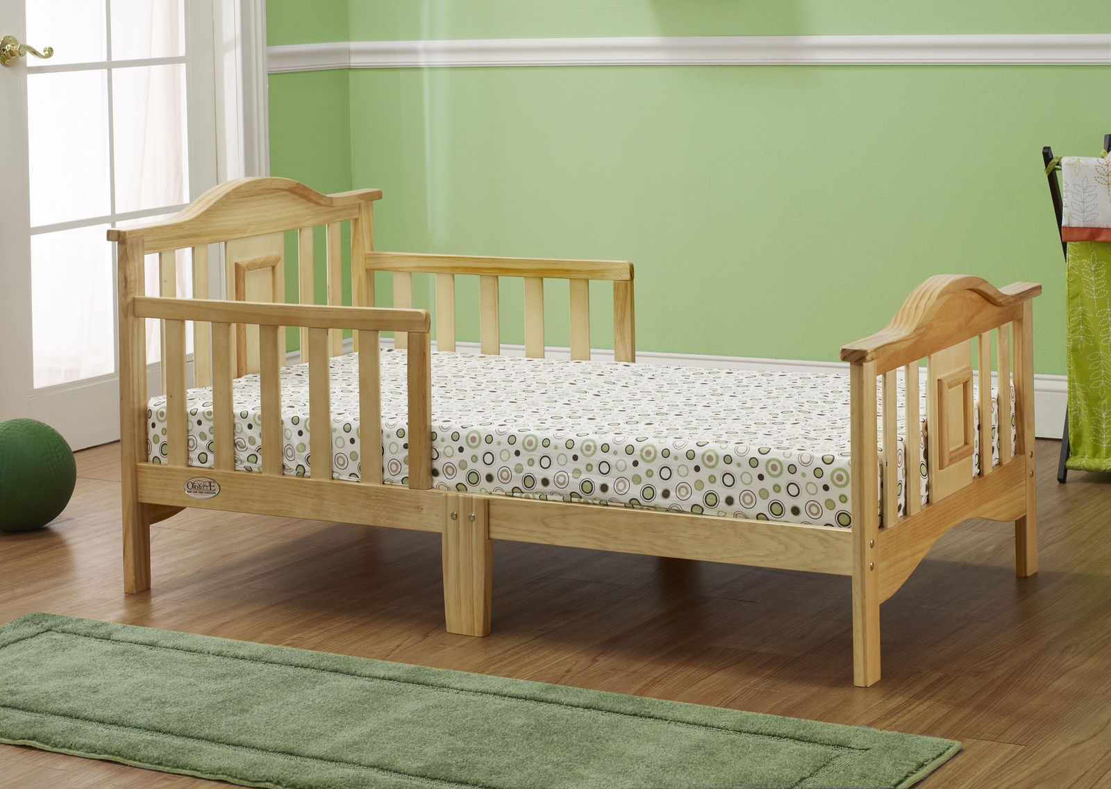 The Orbelle Contemporary Toddler Bed - Natural 414N ...