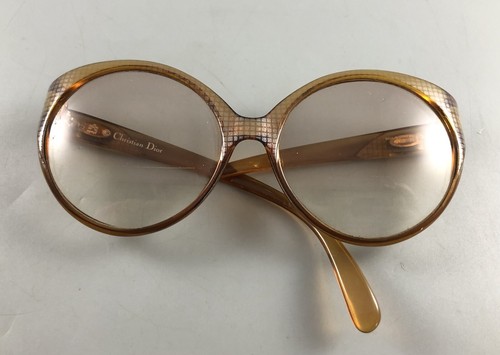 Christian Dior Vintage amber ish color Sunglasses For Parts