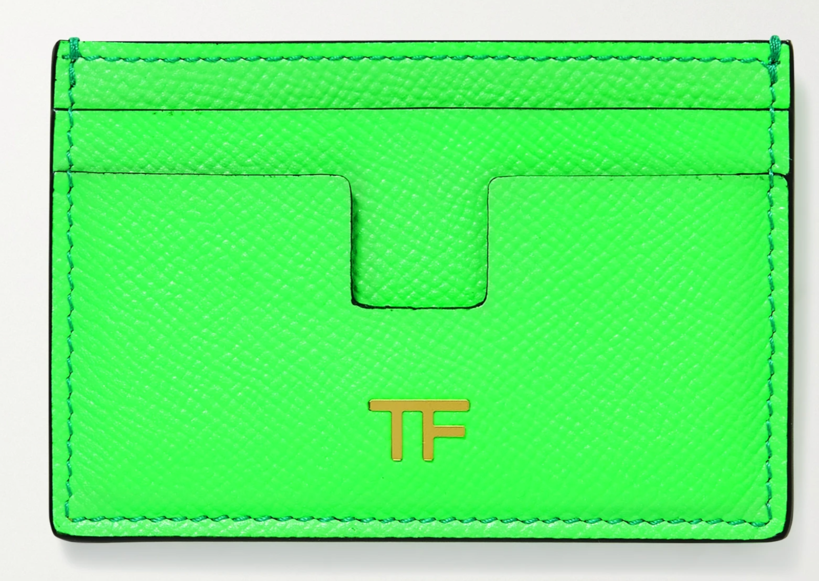Pre-owned Tom Ford Tf Card Case Money Bag Briefcase Purse Card Holder Briefcase Wallet In Green