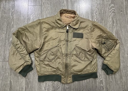70s〜80s USAF ma-1 flight jacket USA製 VTG 70s-80s USAF Cold Weather Flyers Jacket YSK Zip Military