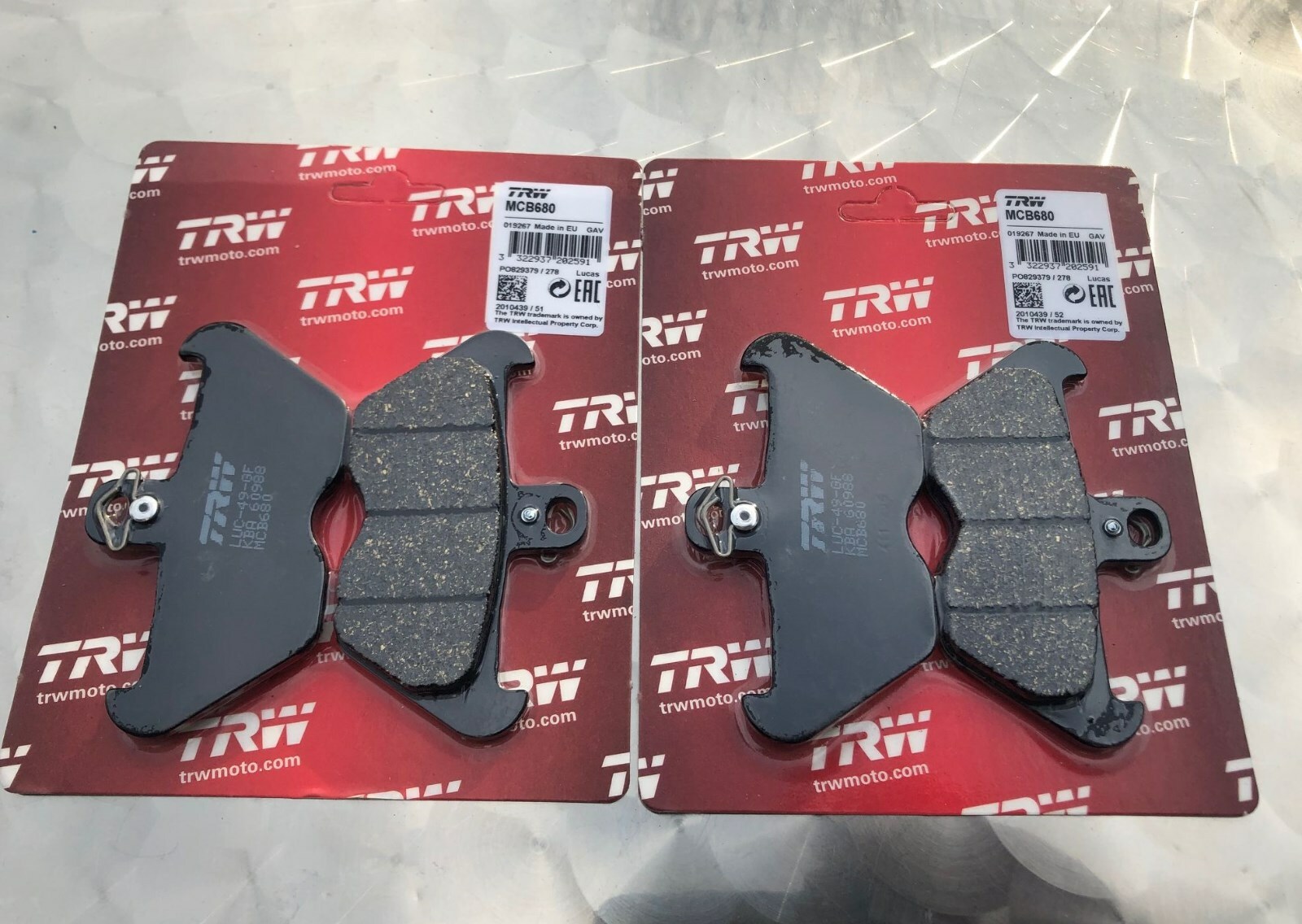 2X Brake Pads Yamaha XVS 1100, XVS1100, Dragstar Drag Star