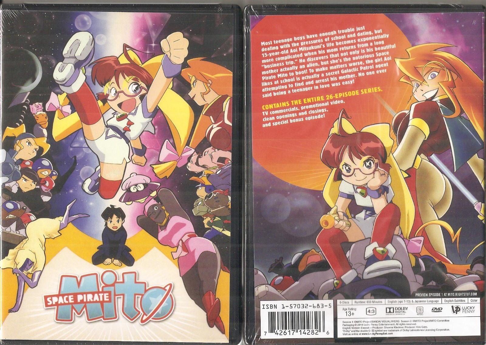 アニメ Space Pirate Mito Collection 1 & 2 Space Pirate Mito: Complete Anime Collection (DVD, 2014, 6