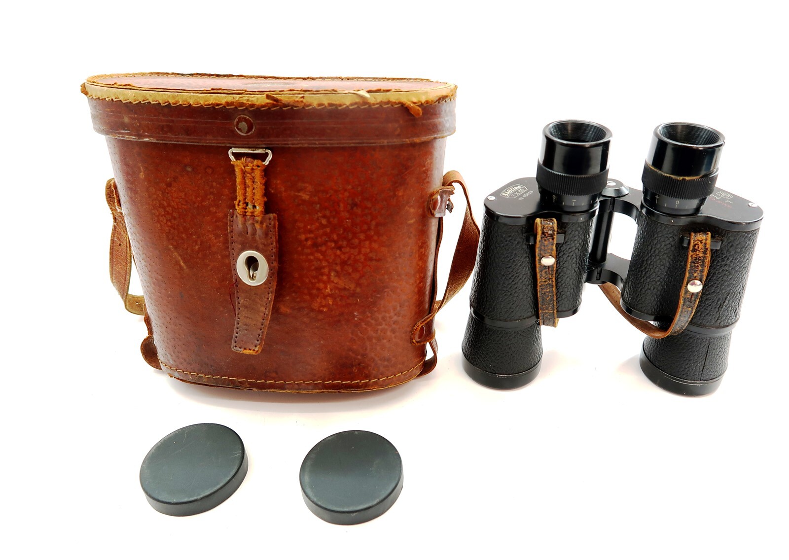 Vintage SKYLINE DBL IOC 7x35 Binoculars 7 Degree Field w/ Leather Case Japan B23 Vintage SKYLINE DBL IOC 7x35 Binoculars 7 Degree Field w/ Leather Case Japan B23