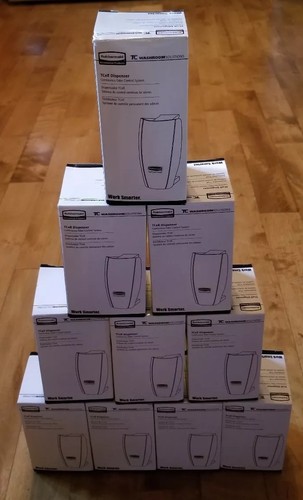 Lot of 18x - Rubbermaid TCell Air Freshener & Refills. Dispenser White (1799881)