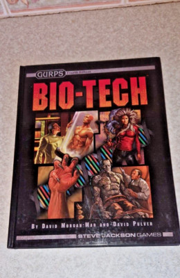 2006 STEVE JACKSON GURPS RPG BOOK - BIO TECH- HARDCOVER /UNREAD CONDITION