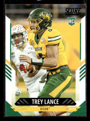 2021 Score #303 Trey Lance Rookie card