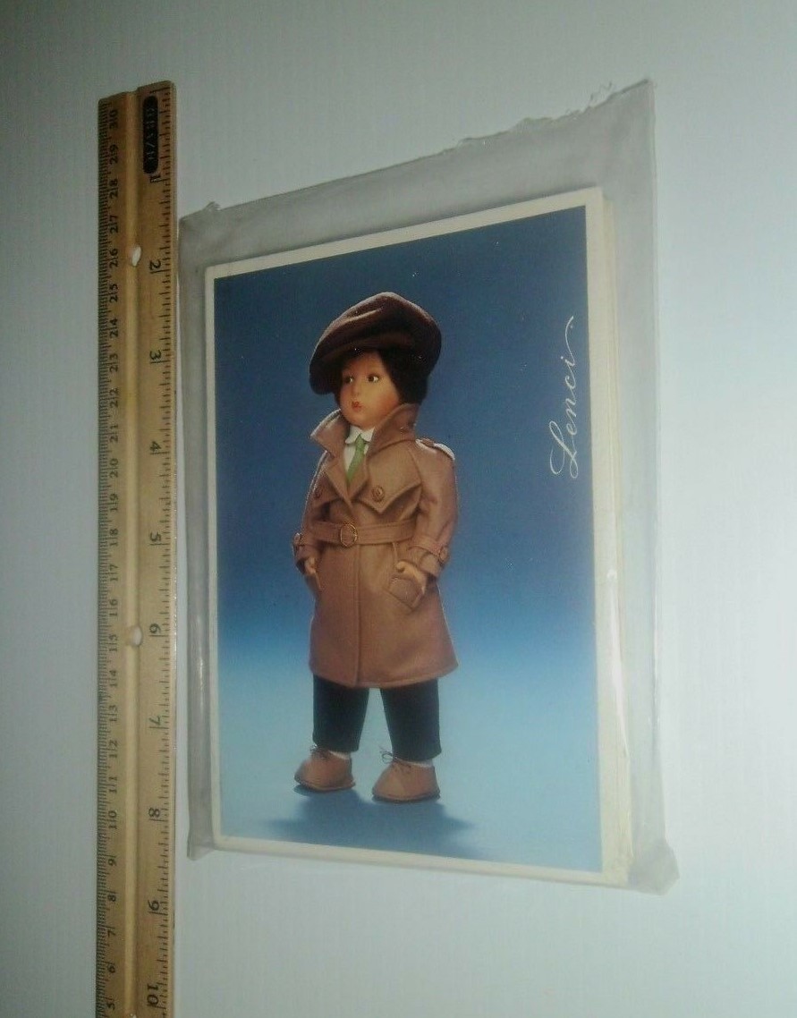 LENCI COLLECTIBLE HISTORY OF A SYMBOL DOLL (POST CARDS) UNOPENED ITALY