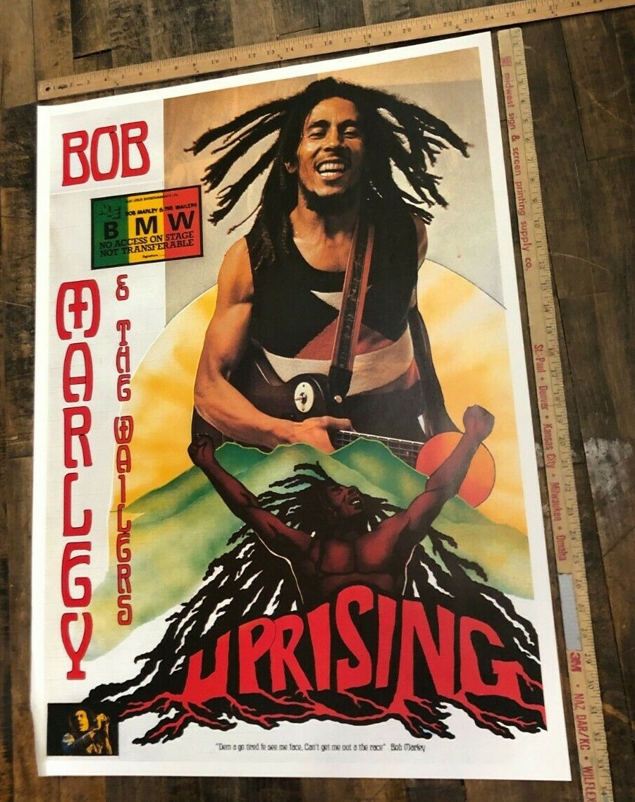 Bob Marley Vintage ポスター VINTAGE POSTER Bob Marley & The Wailers 