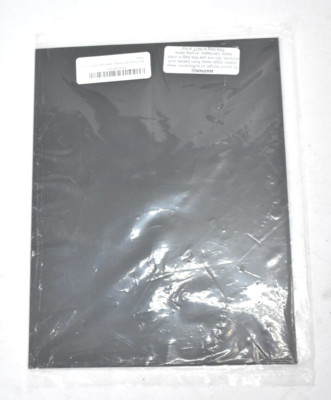 Mega Format Black Polystyrene Flexible Plastic Board Sheets 8.5'' x 11'' 5 Pack