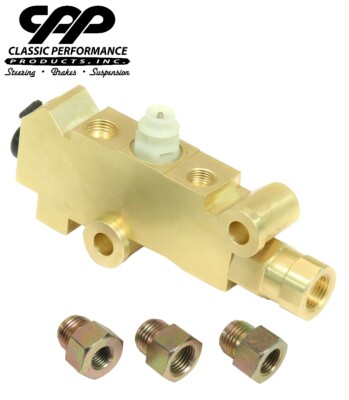 GM Proportioning Valve 172-1353 172-1361 Two / Four Wheel Disc Brakes + Adapters
