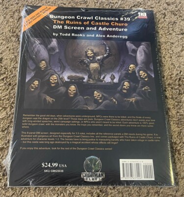 Dungeon Crawl Classics #39 Ruins of Castle Churo adventure module d20 DM, SEALED