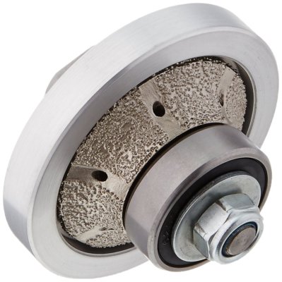 3/8'' Diamond Grinding & Shaping Profile Wheel Demi / Radius Bull nose granite