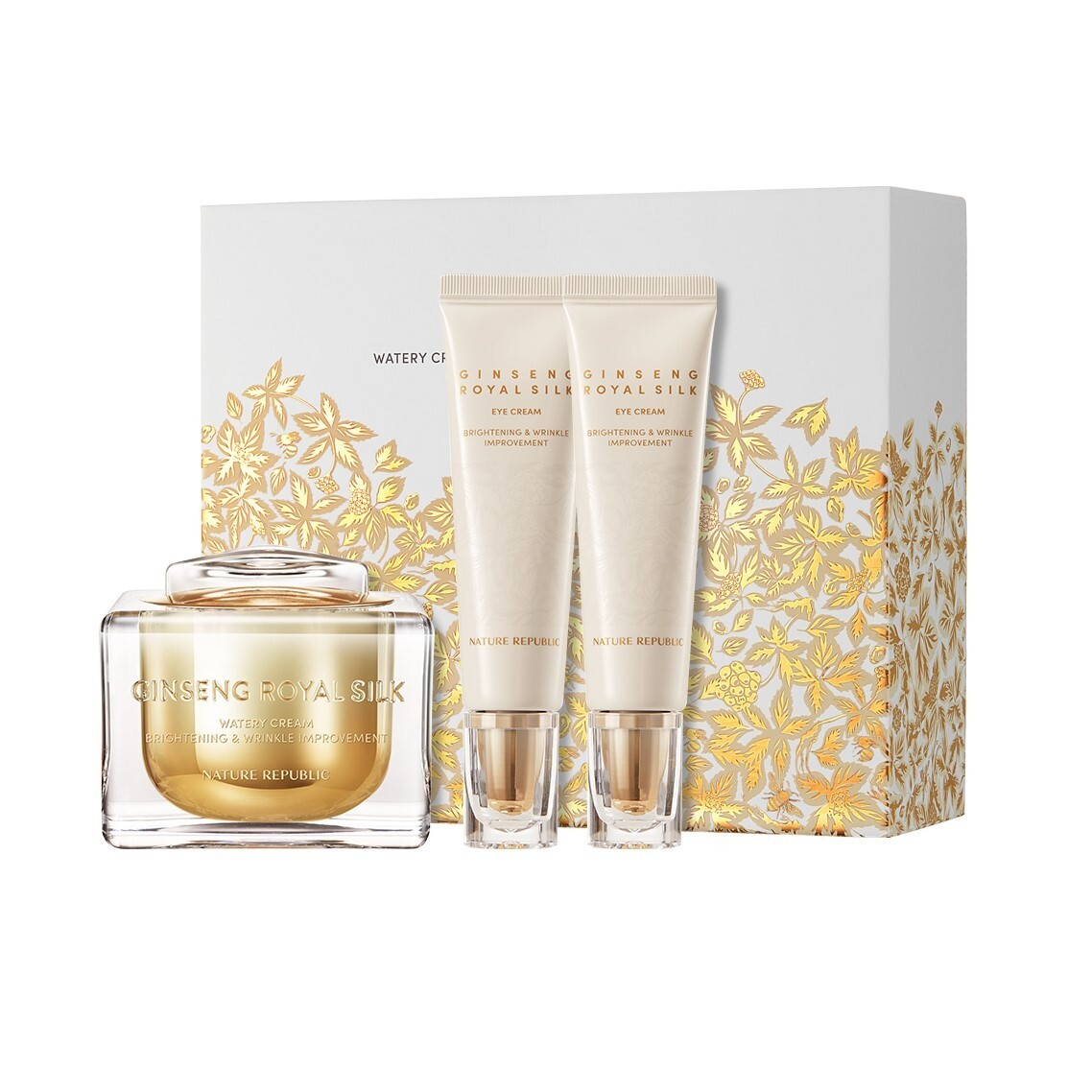 h*n様 GINSENG  SILK WATERY CREAM セット Nature Republic Ginseng Royal Silk Watery Cream 2.03oz 60ml