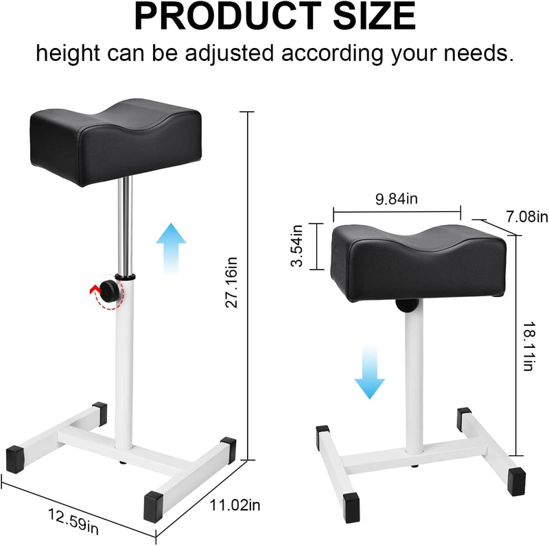 Pedicure Manicure Footrest, Foot Massage Manicure Nail Beauty Stool Stand, Adjus