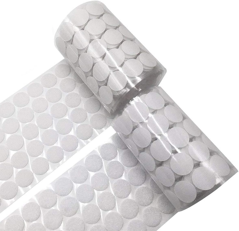 Self Adhesive Dots, 300 Pcs (150 Pairs) 0.78Inch Diameter Hook and Loop Fastener