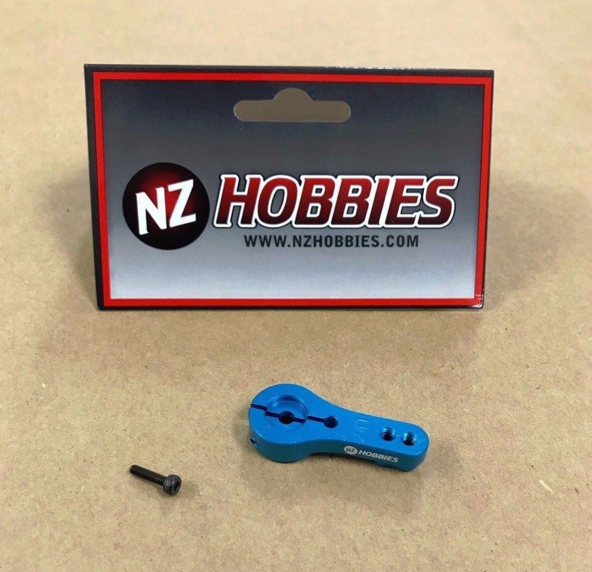 NZHOBBIES NZ0154BLUE Aluminum Servo Horn 24T (BLUE) : Hitec Servos