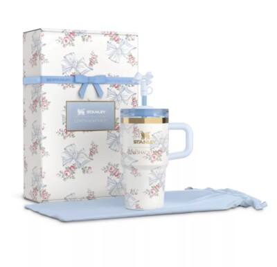 20oz Stanley x Love Shack Fancy Tumbler  ''Rosa Beaux Blue''  | CONFIRMED ORDER