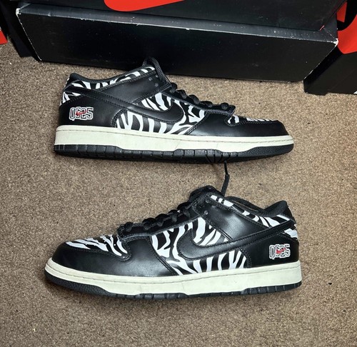 Nike SB Dunk Zebra Cake　Quartersnacks Quartersnacks x Nike SB Dunk Low “Reverse Zebra” Release